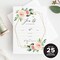 All Occasion Invitations with Envelopes, Geometric Floral, Cards for Your Wedding, Reception, Bridal or Baby Shower, Engagement and Birthday Party, 5"x7" (25 Invitations and Envelopes)